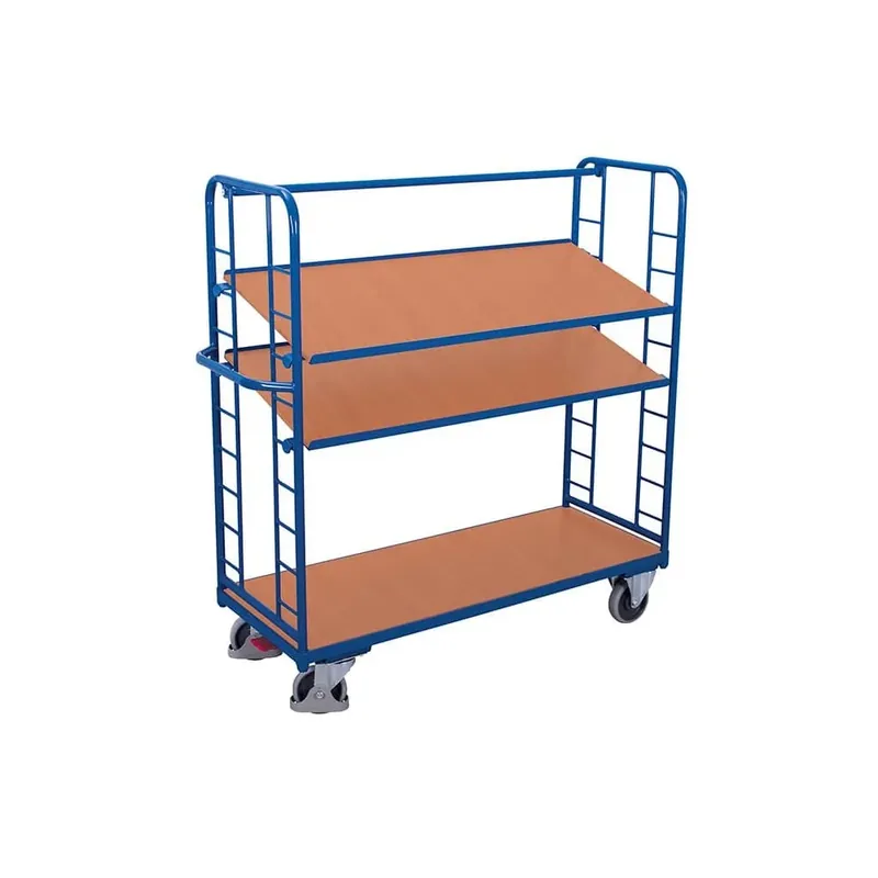 Angebot Etagenwagen mit 3 Böden 250 kg Typ M + EasySTOP